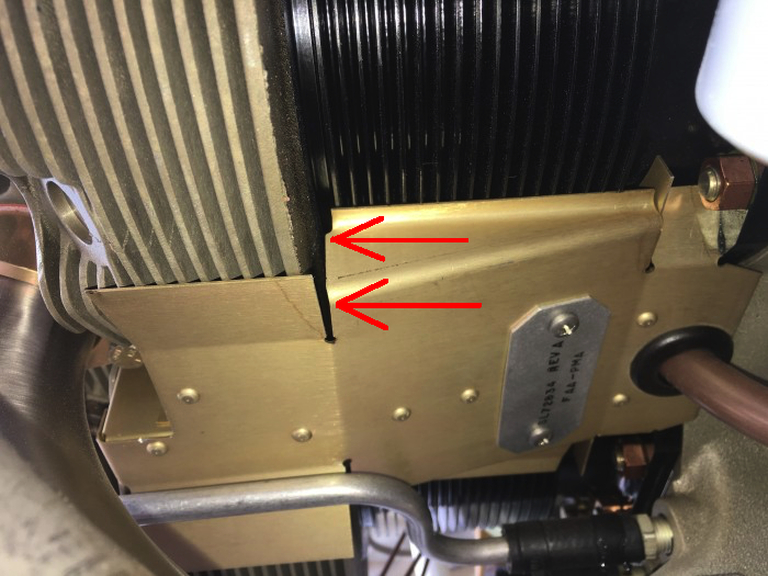 Sealing Lower Intercylinder Baffles Van's Air Force